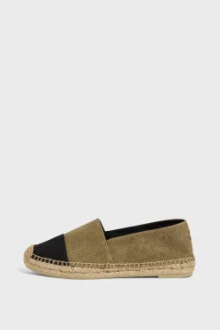 Espadrilles Bicolores Kaki - Sophia<Gerard Darel Sale