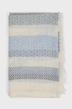 Foulard Chevrons Tisses Indigo - Pernille<Gerard Darel Best