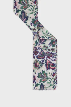 Foulard Imprime En Modal Ecru - Philine<Gerard Darel Discount