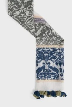 Foulard Imprime En Soie Kaki - Philycia<Gerard Darel Discount