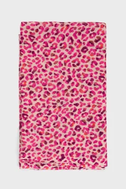 Foulard Imprime Leopard Fuchsia - Polly<Gerard Darel Sale