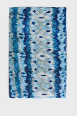 Foulard Imprime Mexicain Indigo - Palmyre<Gerard Darel Online