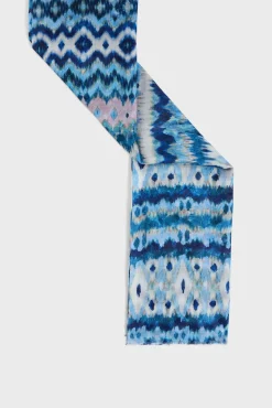 Foulard Imprime Mexicain Indigo - Palmyre<Gerard Darel Online