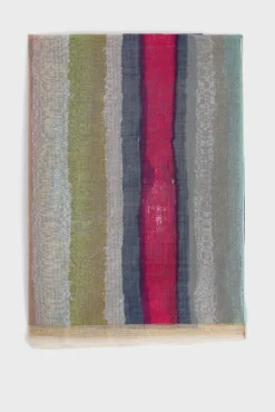 Foulard Raye 100% Soie Multicolore - Perlynn<Gerard Darel Outlet