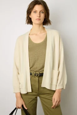 Gilet En Cachemire Uni Ecru - Lois<Gerard Darel Sale