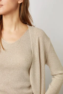 Gilet En Maille Lurex Or - Lexane<Gerard Darel Online