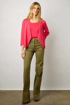 Gilet En Microfibre Rose Vif - Laurana<Gerard Darel Best