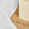 Grand Drap Plat En Lin Lave - Blanc<Gerard Darel Discount