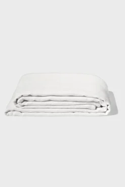 Grand Drap Plat En Lin Lave - Blanc<Gerard Darel Discount