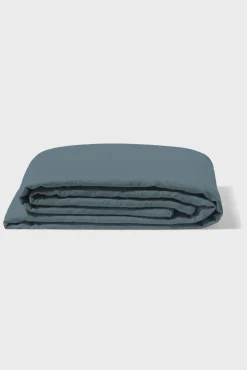 Grand Drap Plat En Lin Lave - Bleu De Nuit<Gerard Darel Fashion