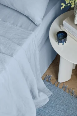 Grand Drap Plat En Lin Lave - Bleu Du Ciel<Gerard Darel Sale