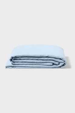 Grand Drap Plat En Lin Lave - Bleu Du Ciel<Gerard Darel Sale