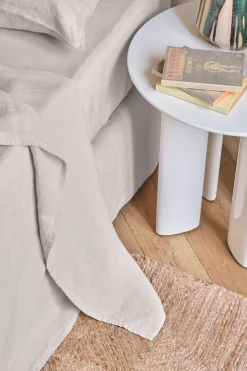 Grand Drap Plat En Lin Lave - Gris Perle<Gerard Darel Outlet