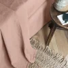 Grand Drap Plat En Lin Lave - Rose Ancien<Gerard Darel Sale
