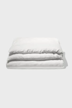 Housse De Couette En Lin Lave - Blanc<Gerard Darel Fashion