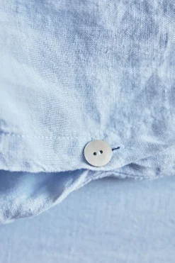 Housse De Couette En Lin Lave - Bleu Du Ciel<Gerard Darel Best