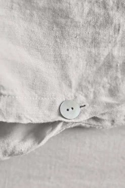 Housse De Couette En Lin Lave - Gris Perle<Gerard Darel Sale