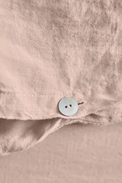 Housse De Couette En Lin Lave - Rose Ancien<Gerard Darel Sale