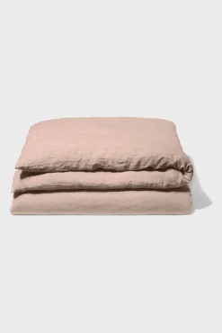 Housse De Couette En Lin Lave - Rose Ancien<Gerard Darel Sale
