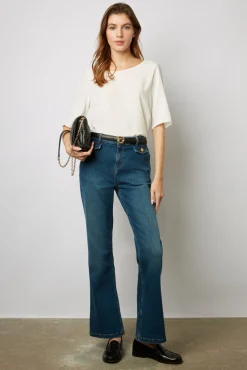 Jean Bootcut En Denim Brut Jeans - Camy<Gerard Darel Clearance