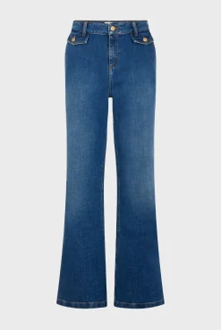 Jean Bootcut En Denim Brut Jeans - Camy<Gerard Darel Clearance