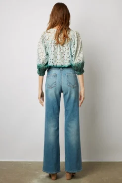 Jean Flare -Anna Femme Bleu Jean Flare -Anna<Gerard Darel Discount