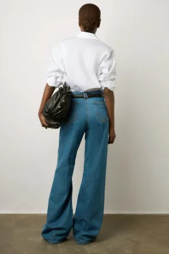 Jean Flare Taille Haute Bleu - Anna<Gerard Darel Hot
