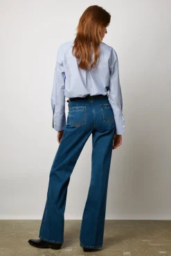 Jean Flare Taille Haute Marine - Anna<Gerard Darel Best