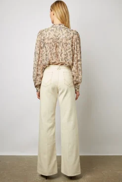 Jean Large Taille Haute Naturel - Anna<Gerard Darel Clearance