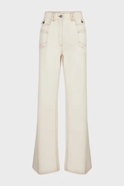 Jean Large Taille Haute Naturel - Anna<Gerard Darel Clearance