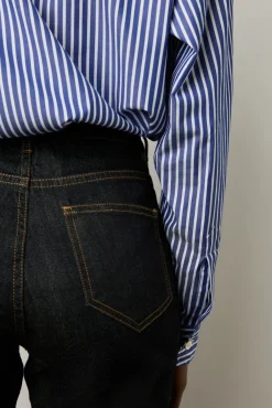 Jean Slim 7/8 En Coton Stretch Bleu - Esme<Gerard Darel Sale