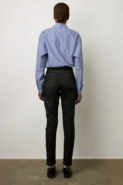 Jean Slim 7/8 En Coton Stretch Bleu - Esme<Gerard Darel Sale