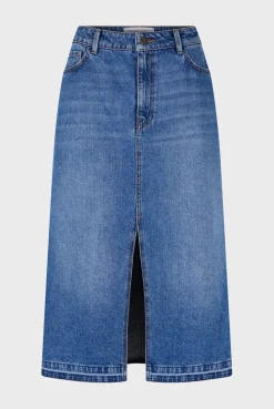 Jupe Droite En Jean Nuage - Deborra<Gerard Darel Best