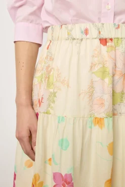 Jupe Longue A Fleurs Multicolore - Brooke<Gerard Darel Outlet