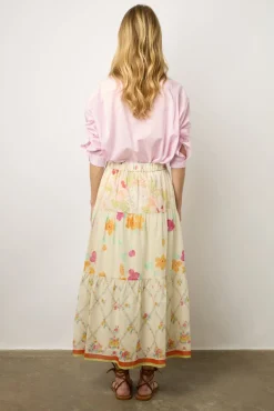 Jupe Longue A Fleurs Multicolore - Brooke<Gerard Darel Outlet
