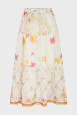 Jupe Longue A Fleurs Multicolore - Brooke<Gerard Darel Outlet