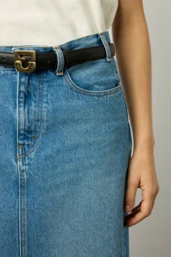 Jupe Longue En Denim Jeans - Dona<Gerard Darel Online