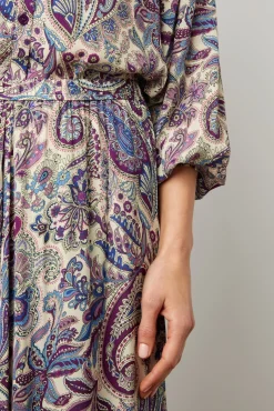Jupe Midi Imprime Cachemire Naturel - Daffy<Gerard Darel Hot