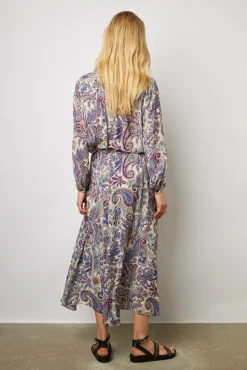 Jupe Midi Imprime Cachemire Naturel - Daffy<Gerard Darel Hot