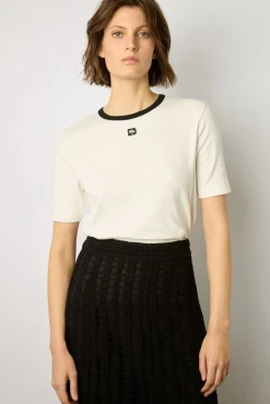 Jupe Mi-Longue En Crochet Noir - Dania<Gerard Darel Best