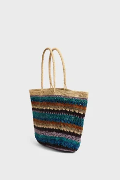 Panier En Raphia Bleu - Anouk<Gerard Darel Online