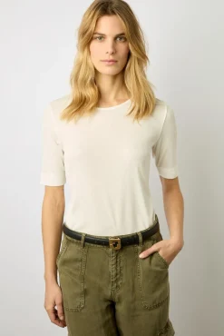 Pantalon Cargo En Lin Vert Kaki - Celya<Gerard Darel Clearance