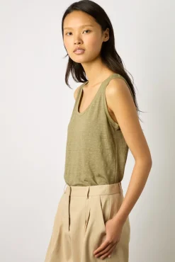 Pantalon Carotte En Coton Sable - Cecilia<Gerard Darel Best