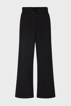 Pantalon Droit En Microfibre Noir - Cloelia<Gerard Darel Clearance