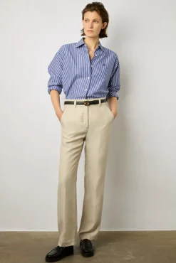 Pantalon Droit Fluide Sable - Cristell<Gerard Darel Outlet
