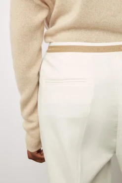 Pantalon Droit 7/8 Uni Ecru - Causette<Gerard Darel Clearance
