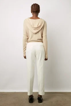 Pantalon Droit 7/8 Uni Ecru - Causette<Gerard Darel Clearance