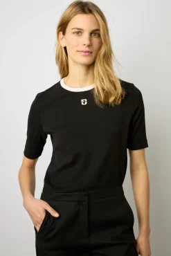 Pantalon Droit 7/8 Uni Noir - Causette<Gerard Darel Best