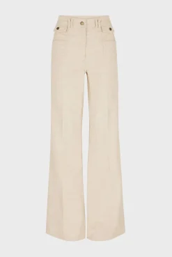 Pantalon Flare Naturel En Velours - Anna<Gerard Darel Online