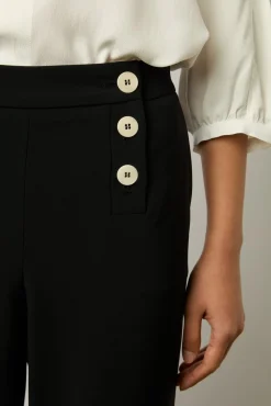 Pantalon Large A Pont Marine - Cassandre<Gerard Darel Sale
